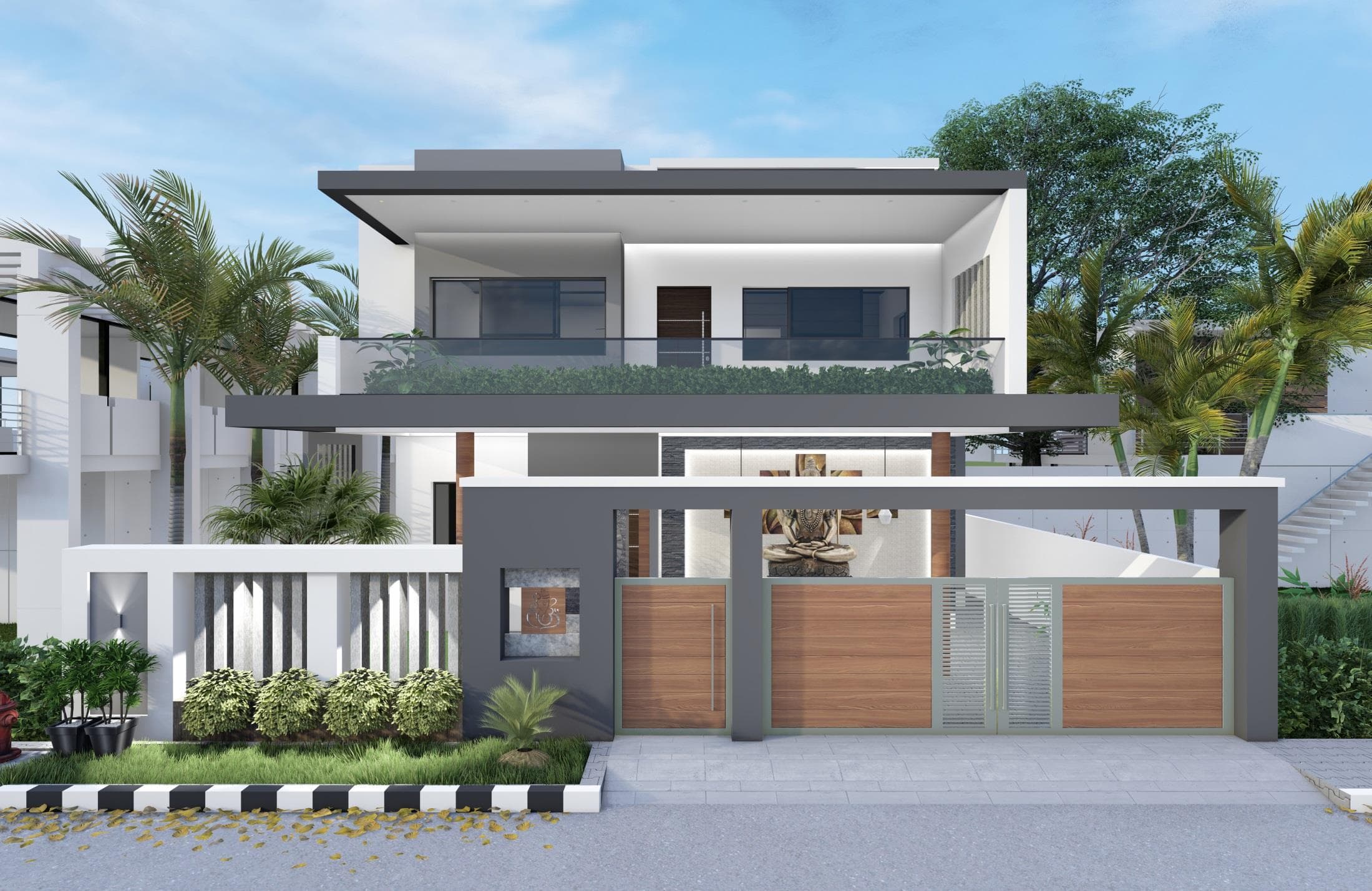 Palm Grove Coastal Villa